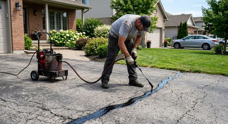 Asphalt Cracks Repair in Little Rock, AR