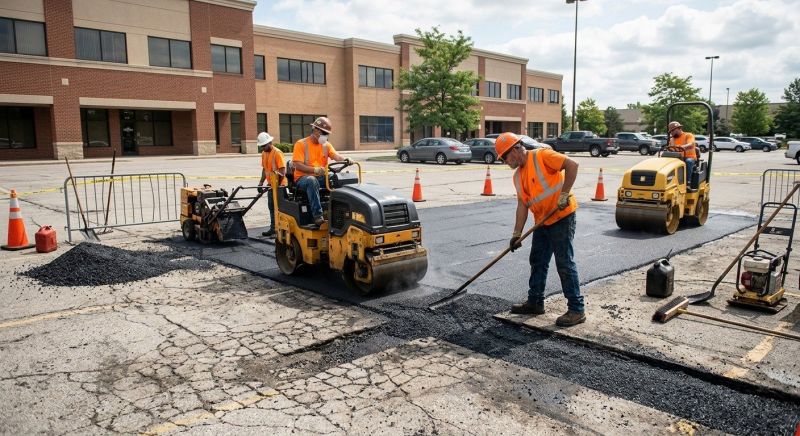 Asphalt Parking Lot Repair in San Diego County, CA