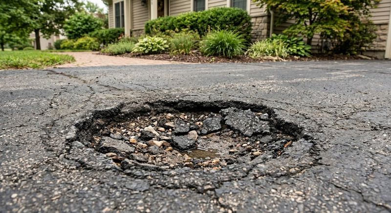 Asphalt Pothole Filling in Orange County, CA