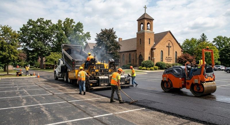 Church Parking Lot Paving in Temecula, CA
