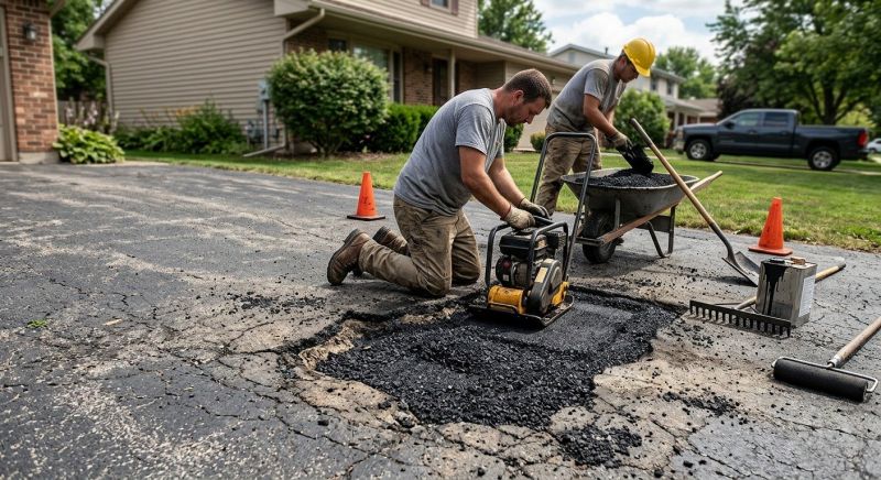 Driveway Blacktop Repair in Los Angeles, CA