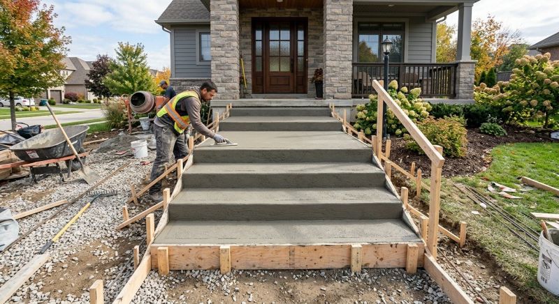 Entryway Stairs Installation in Sacramento, CA