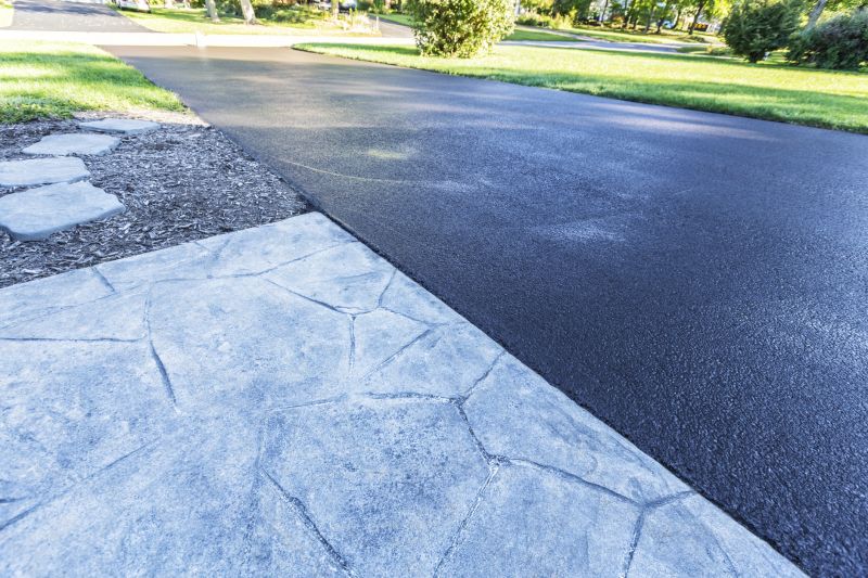Blacktop Driveway with Clean Edges