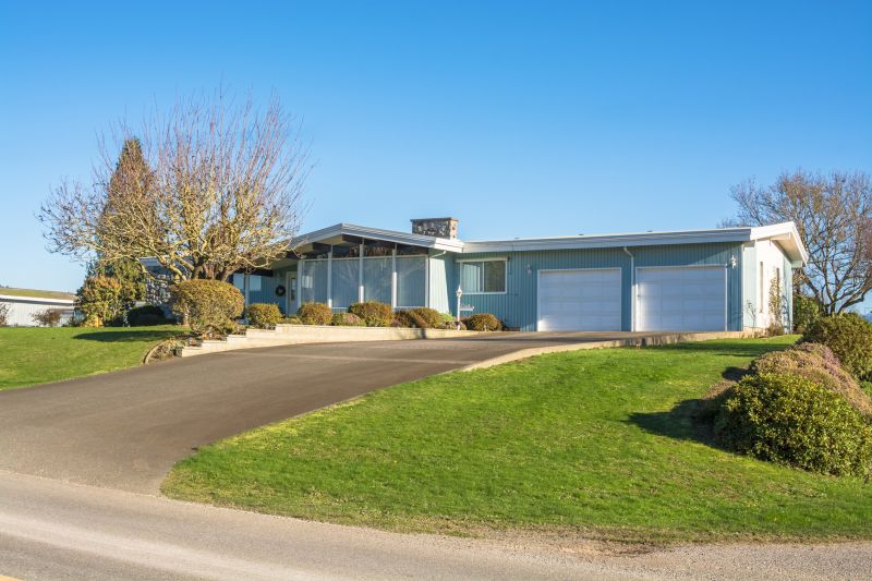 Finished Driveway with Decorative Chips